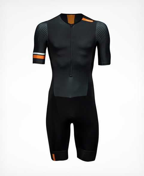 Mittsu Aero Tri Suit - Black/Orange